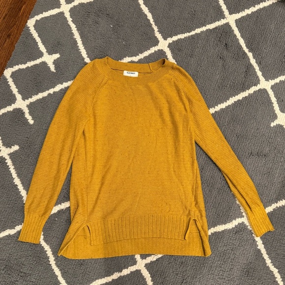 Old Navy Speckled Mustard Sweater - Picture 7 of 7